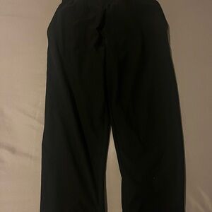 ALO Yoga Men's Black Straight-Leg Lounge Pants